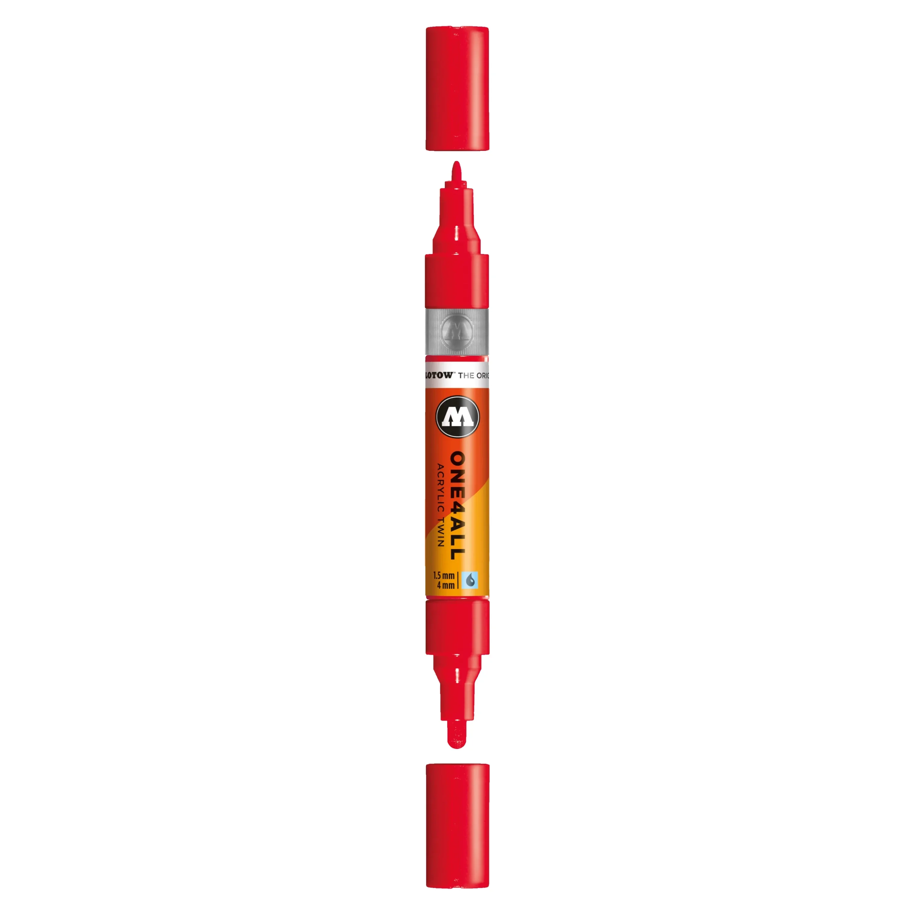 Molotow ONE4ALL TWIN Verfstift Kers Rood - Acrylmarker 1,5 en 4 mm