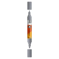 Molotow ONE4ALL TWIN Verfstift Koel Grijs Pastel - Acrylmarker 1,5 en 4 mm