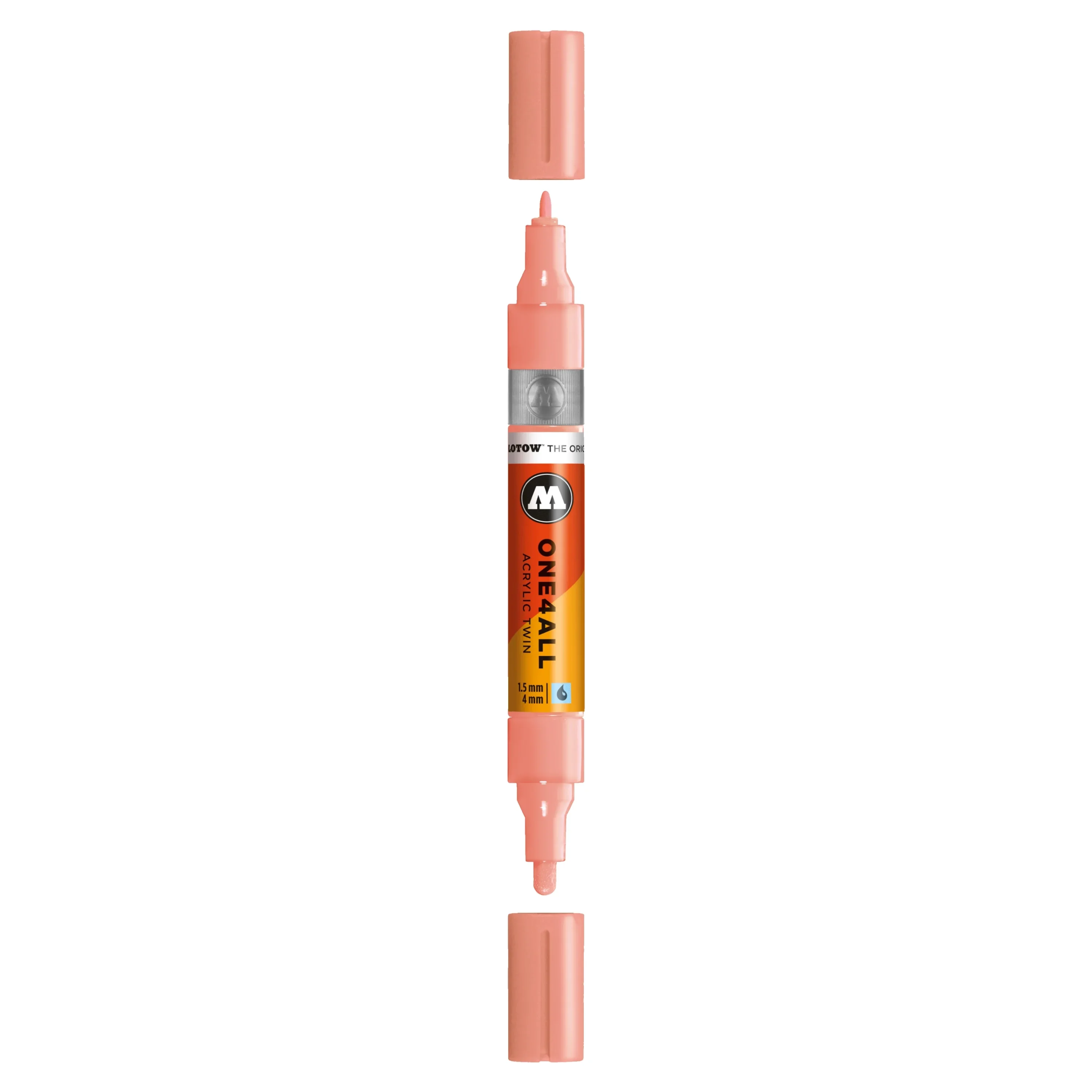 Molotow ONE4ALL TWIN Verfstift Koraal - Acrylmarker 1,5 en 4 mm