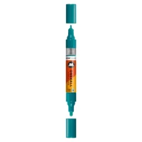 Molotow ONE4ALL TWIN Verfstift Lagune Blauw - Acrylmarker 1,5 en 4 mm
