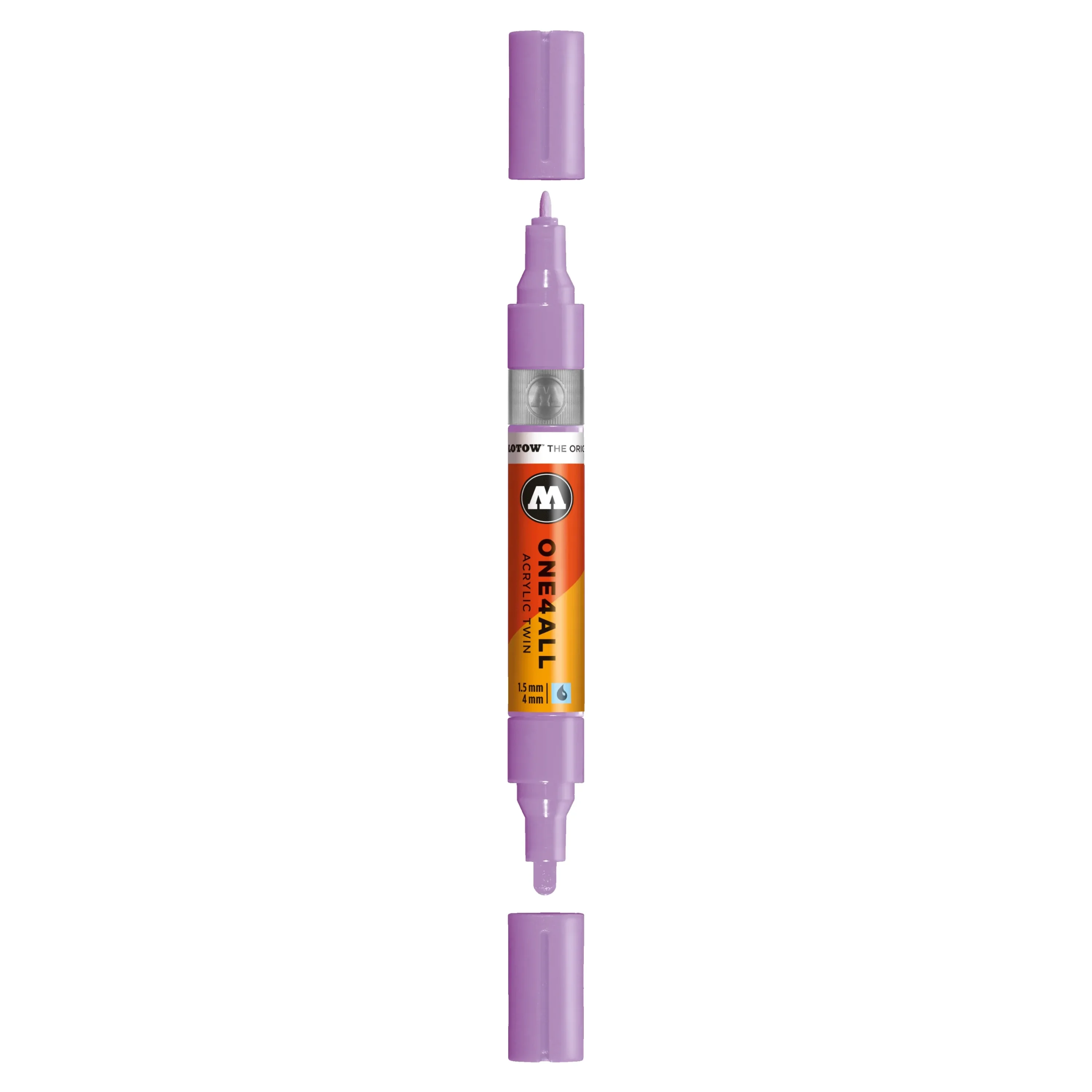 Molotow ONE4ALL TWIN Verfstift Lavendel - Acrylmarker 1,5 en 4 mm