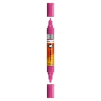 Molotow ONE4ALL TWIN Verfstift Magenta - Acrylmarker 1,5 en 4 mm