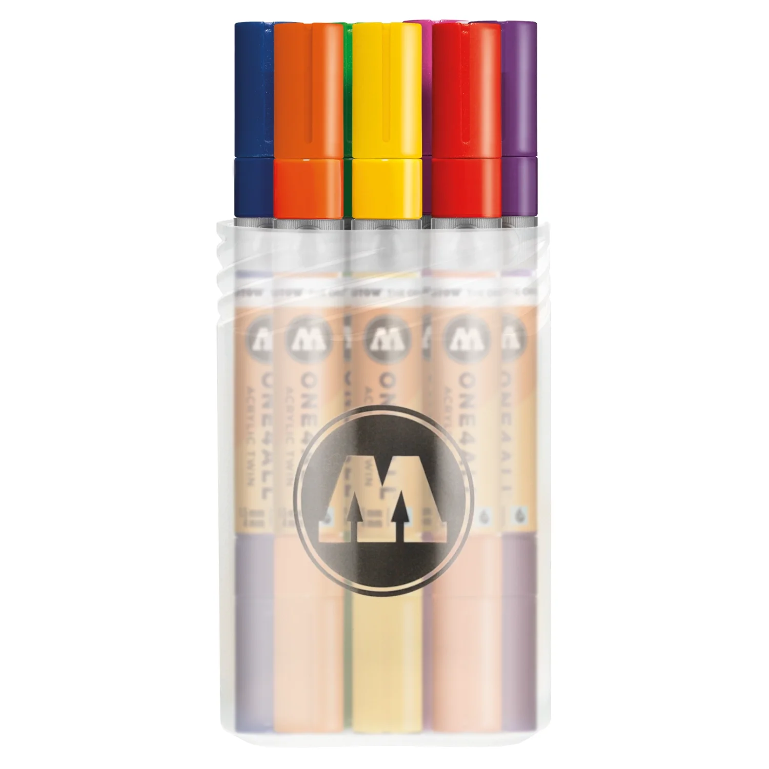 Molotow ONE4ALL TWIN Verfstift Main Kit 1 12 Stuks - Acrylmarker 1,5 en 4 mm
