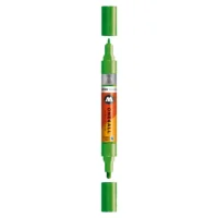 Molotow ONE4ALL TWIN Verfstift Metallic Licht Groen - Acrylmarker 1,5 en 4 mm