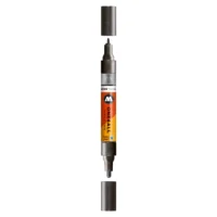 Molotow ONE4ALL TWIN Verfstift Metallic Zwart - Acrylmarker 1,5 en 4 mm