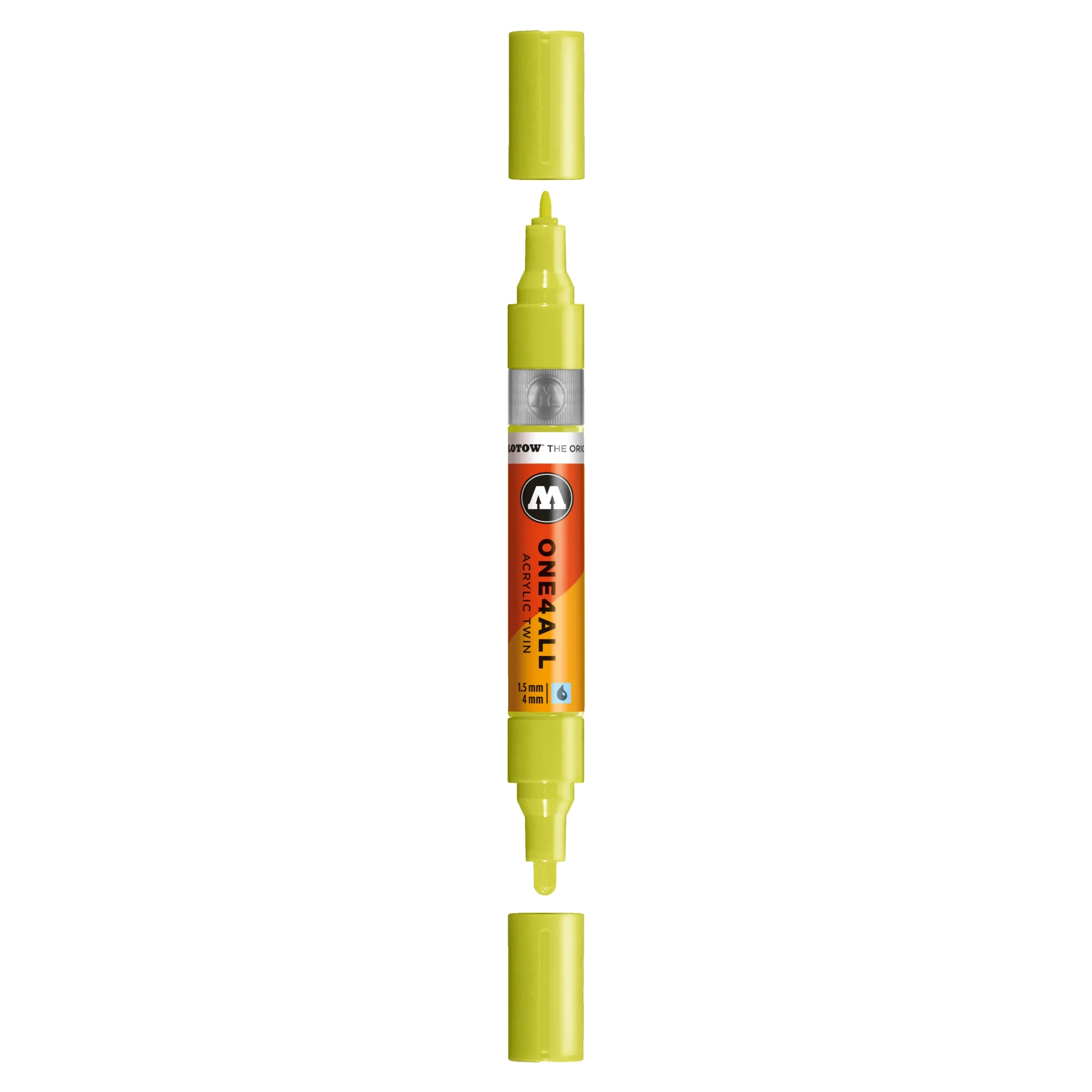 Molotow ONE4ALL TWIN Verfstift Natuur Licht Groen - Acrylmarker 1,5 en 4 mm