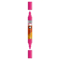 Molotow ONE4ALL TWIN Verfstift Neon Roze Fluo - Acrylmarker 1,5 en 4 mm