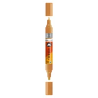 Molotow ONE4ALL TWIN Verfstift Oker Bruin Licht - Acrylmarker 1,5 en 4 mm