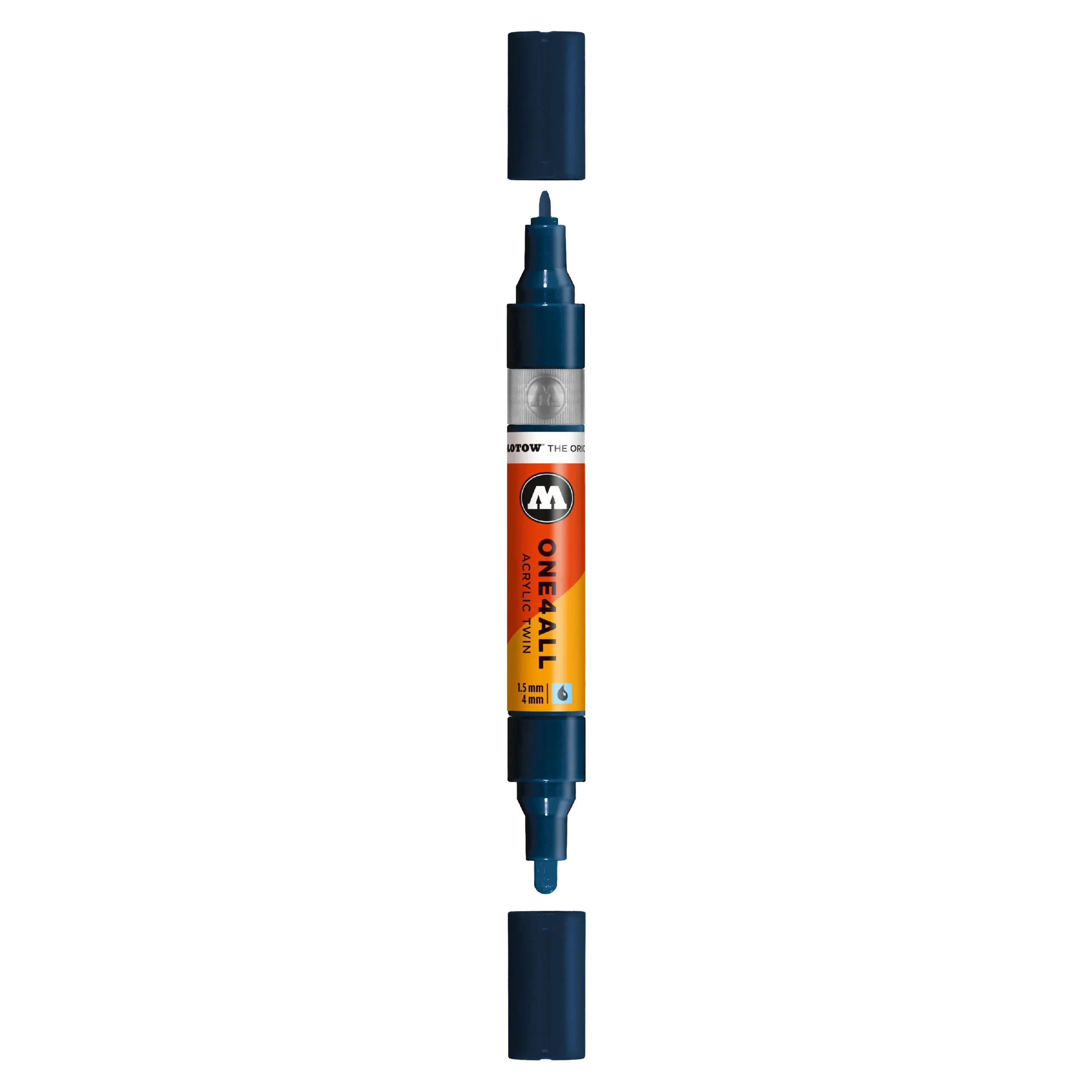 Molotow ONE4ALL TWIN Verfstift Petrol - Acrylmarker 1,5 en 4 mm