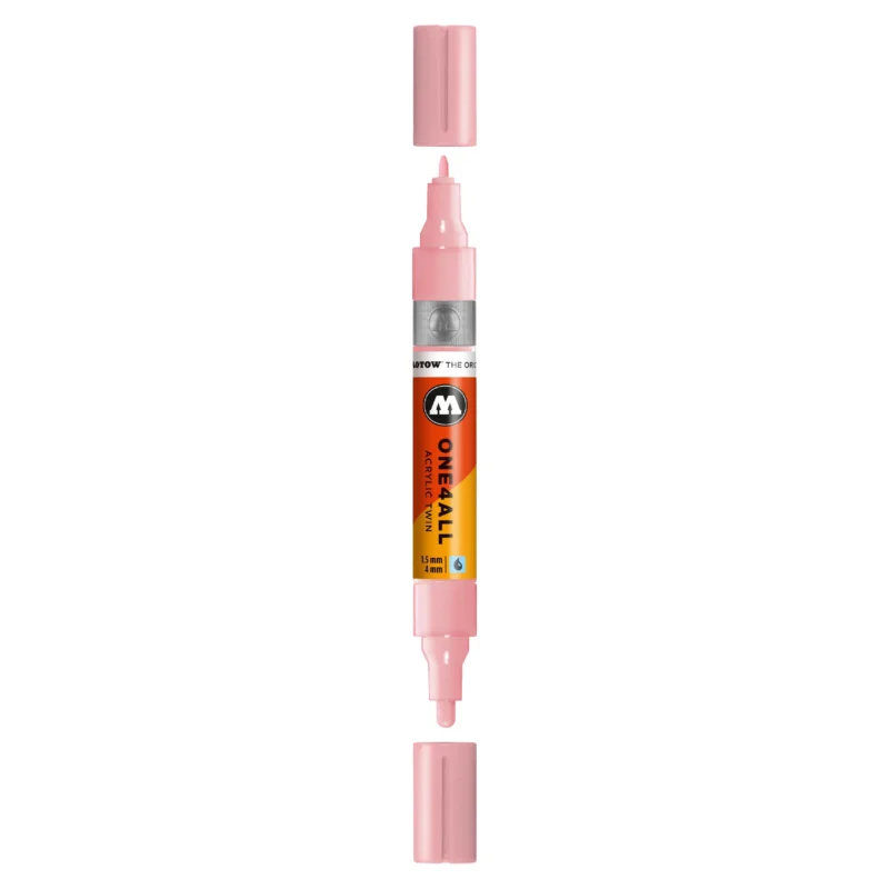 Molotow ONE4ALL TWIN Verfstift Poeder Pastel - Acrylmarker 1,5 en 4 mm