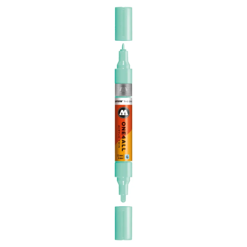 Molotow ONE4ALL TWIN Verfstift Riviera Licht - Acrylmarker 1,5 en 4 mm