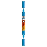 Molotow ONE4ALL TWIN Verfstift Schock Blauw - Acrylmarker 1,5 en 4 mm