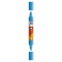 Molotow ONE4ALL TWIN Verfstift Schock Blauw Midden - Acrylmarker 1,5 en 4 mm