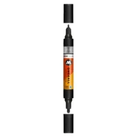 Molotow ONE4ALL TWIN Verfstift Signaal Zwart - Acrylmarker 1,5 en 4 mm