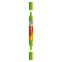 Molotow ONE4ALL TWIN Verfstift Sprinkhaan Groen - Acrylmarker 1,5 en 4 mm