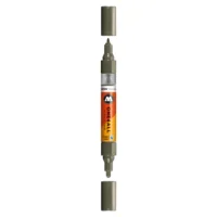 Molotow ONE4ALL TWIN Verfstift Steen Grijs Donker - Acrylmarker 1,5 en 4 mm