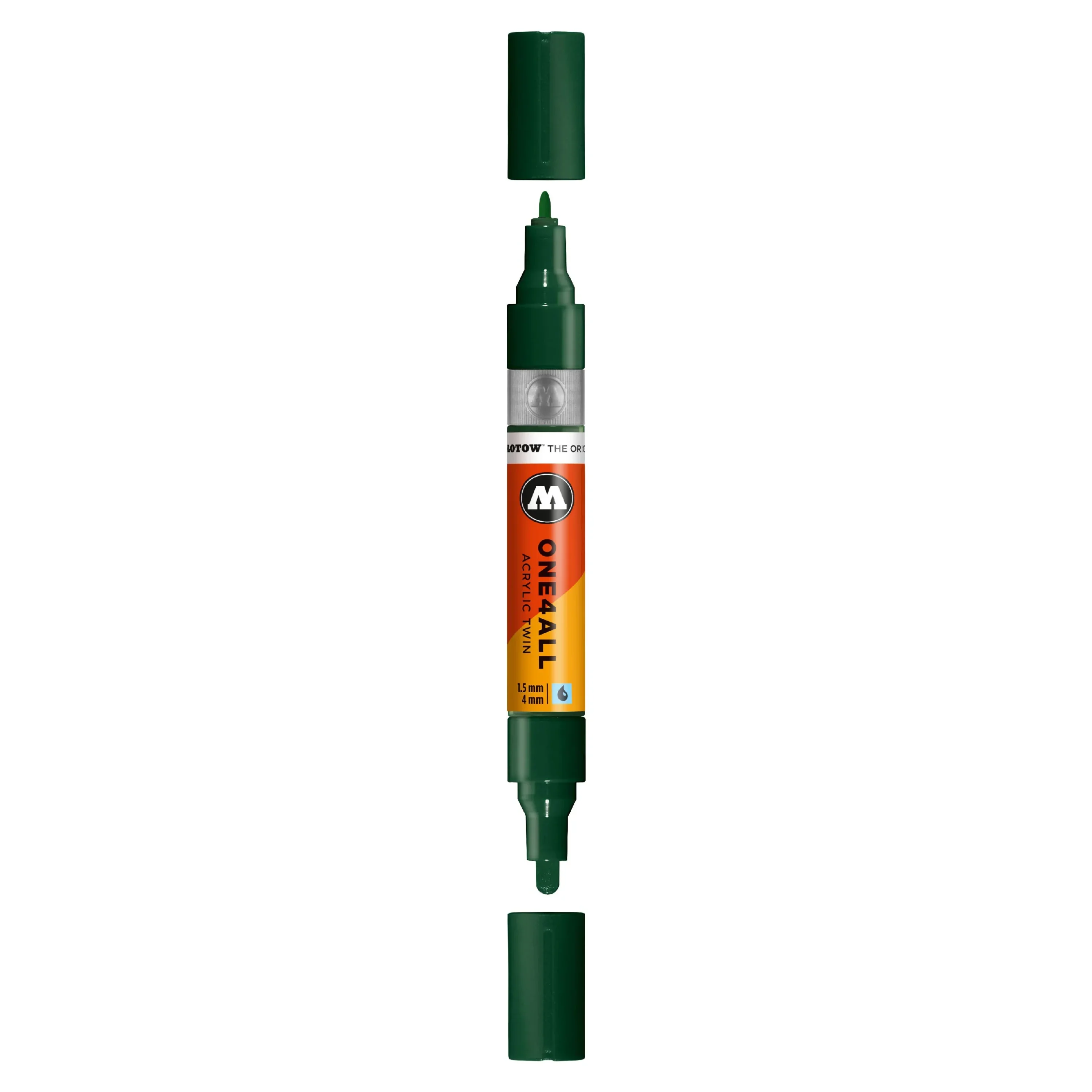 Molotow ONE4ALL TWIN Verfstift Toekomst Groen - Acrylmarker 1,5 en 4 mm