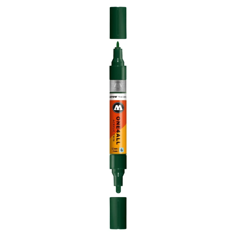 Molotow ONE4ALL TWIN Verfstift Toekomst Groen - Acrylmarker 1,5 en 4 mm