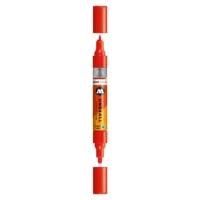 Molotow ONE4ALL TWIN Verfstift Verkeer Rood - Acrylmarker 1,5 en 4 mm