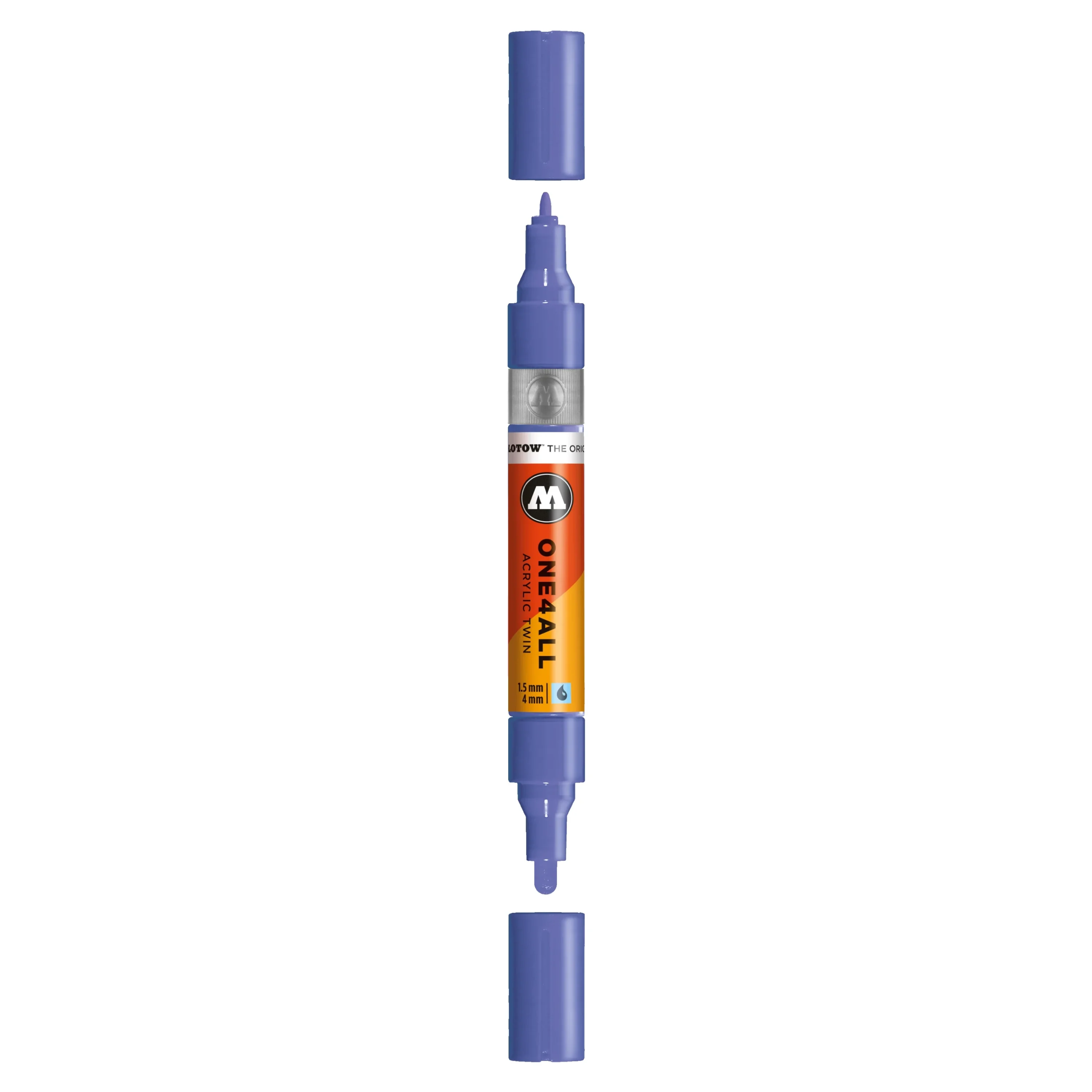 Molotow ONE4ALL TWIN Verfstift Viola - Acrylmarker 1,5 en 4 mm