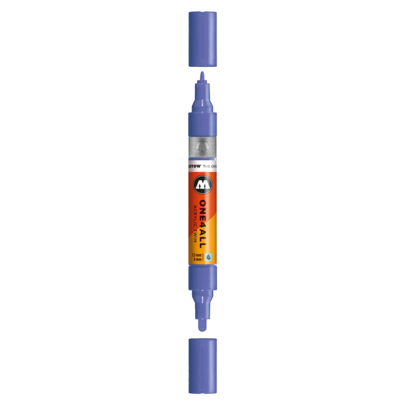 Molotow ONE4ALL TWIN Verfstift Viola - Acrylmarker 1,5 en 4 mm