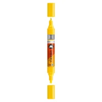 Molotow ONE4ALL TWIN Verfstift Zink Geel - Acrylmarker 1,5 en 4 mm
