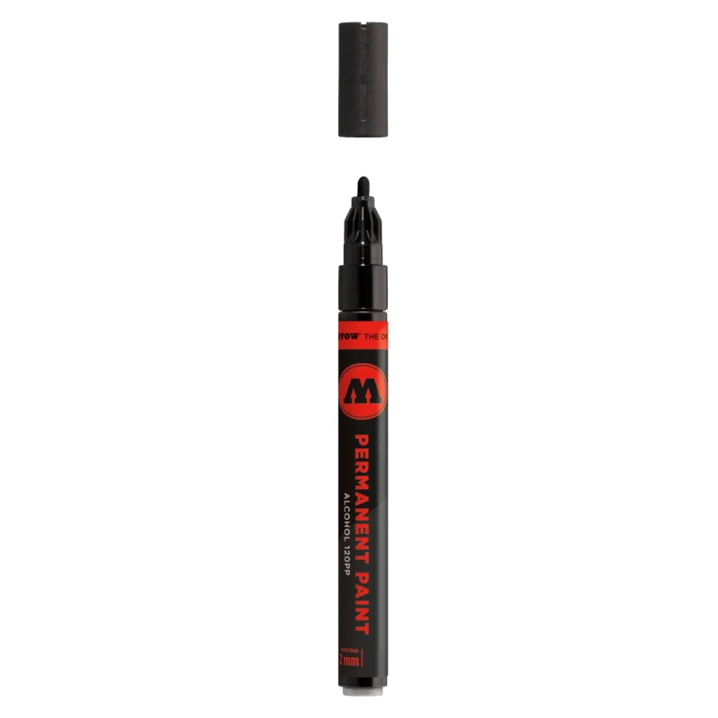 Molotow Permanent Paint 120PP Marker Signaal Zwart - Alcoholmarker 2 mm