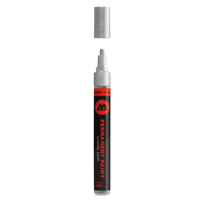 Molotow Permanent Paint 220PP Marker Metallic Chroom - Alcoholmarker 4 mm