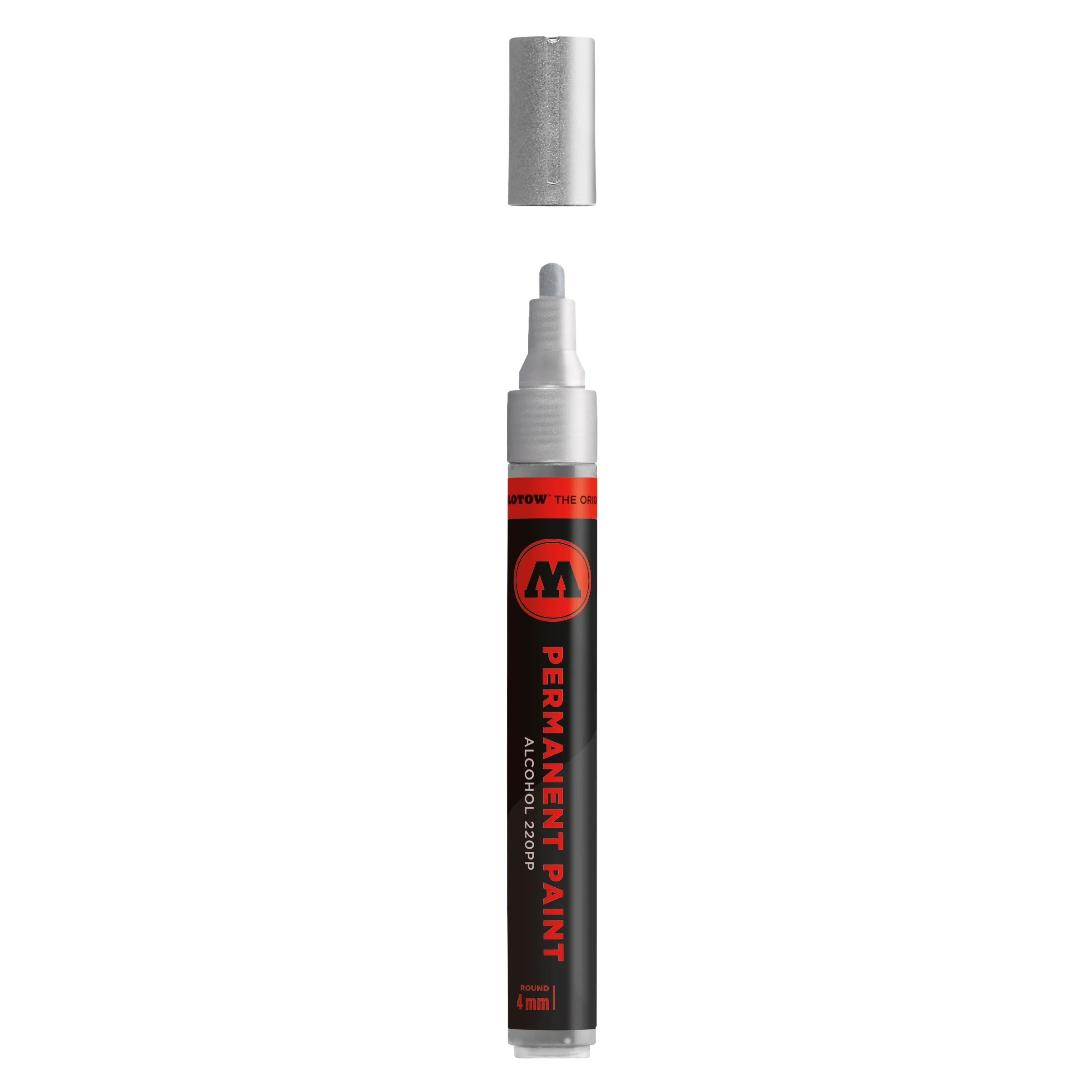 Molotow Permanent Paint 220PP Marker Metallic Chroom - Alcoholmarker 4 mm