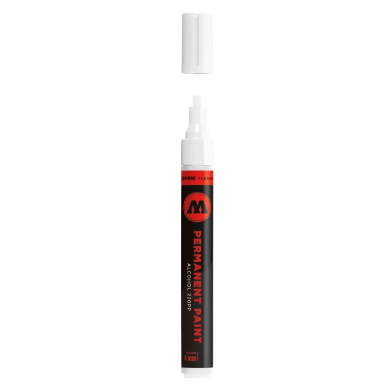 Molotow Permanent Paint 220PP Marker Signaal Wit - Alcoholmarker 4 mm