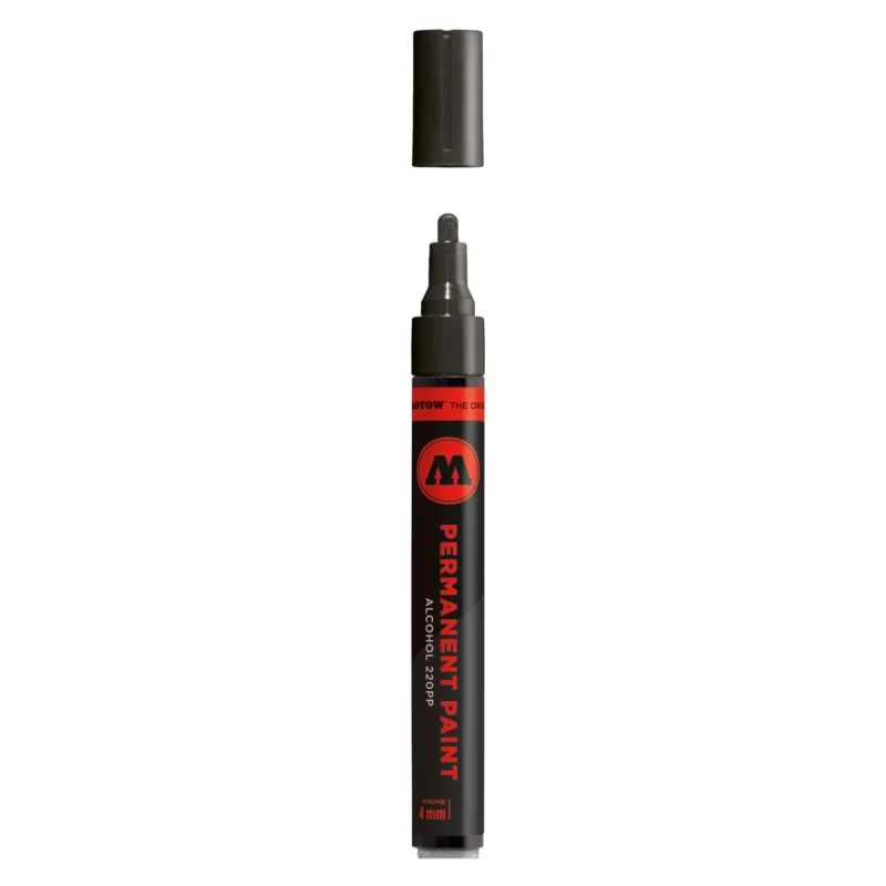 Molotow Permanent Paint 220PP Marker Signaal Zwart - Alcoholmarker 4 mm