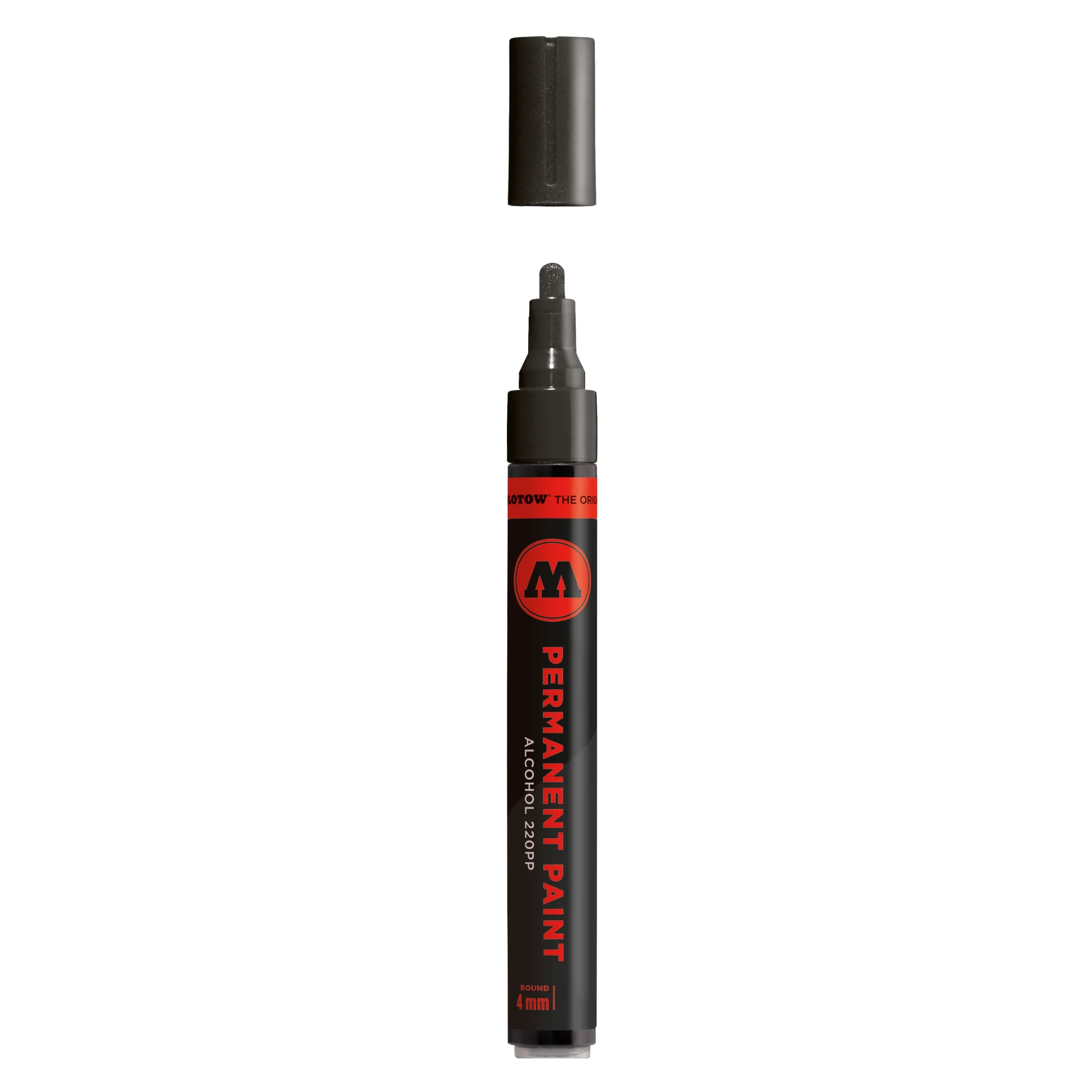 Molotow Permanent Paint 220PP Marker Signaal Zwart - Alcoholmarker 4 mm
