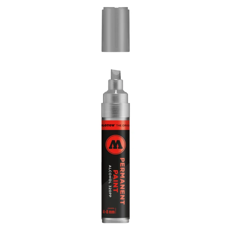 Molotow Permanent Paint 320PP Marker Metallic Chroom - Alcoholmarker 4-8 mm