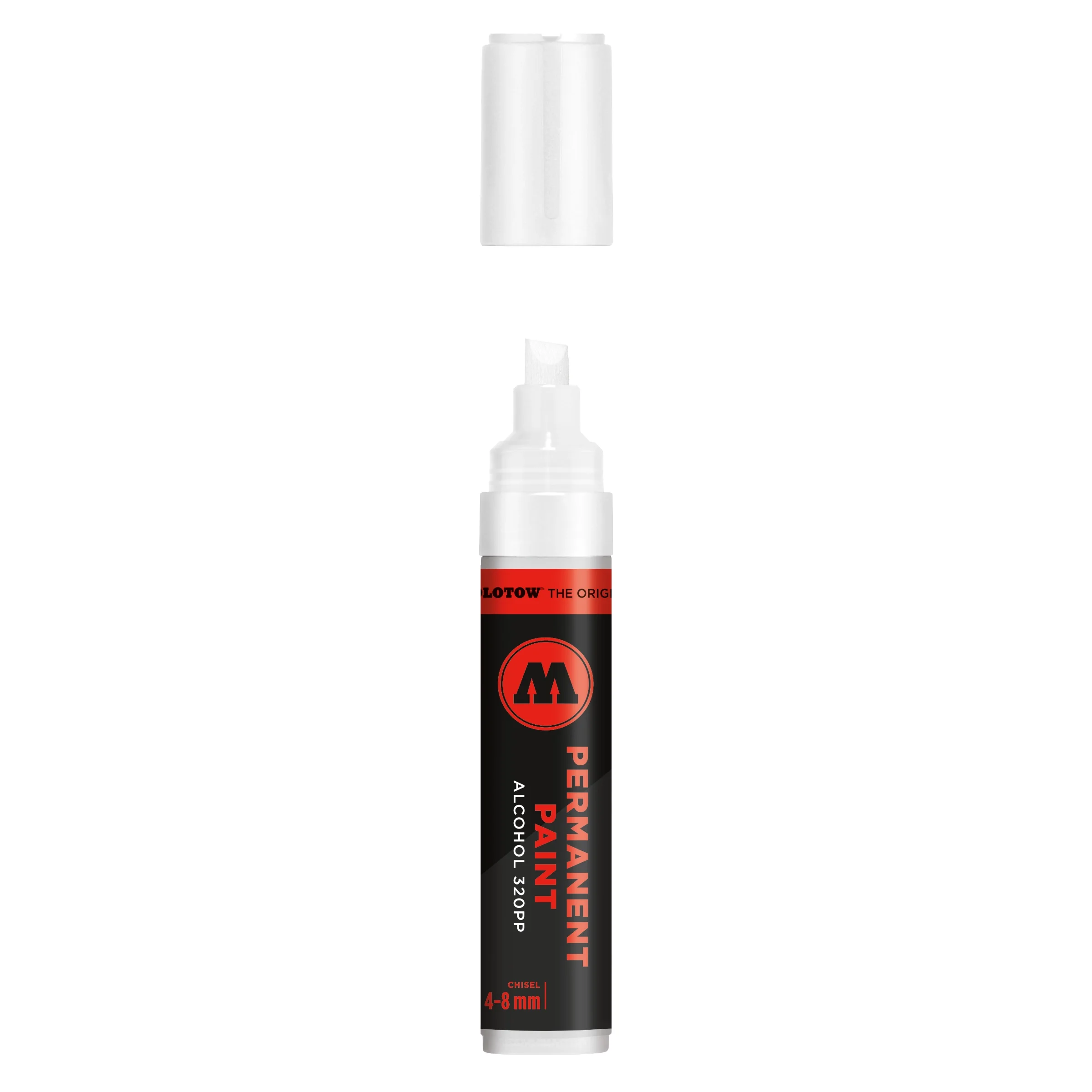 Molotow Permanent Paint 320PP Marker Signaal Wit - Alcoholmarker 4-8 mm