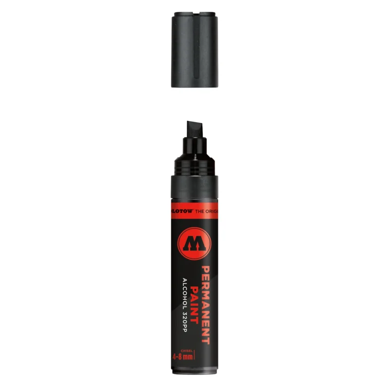 Molotow Permanent Paint 320PP Marker Signaal Zwart - Alcoholmarker 4-8 mm