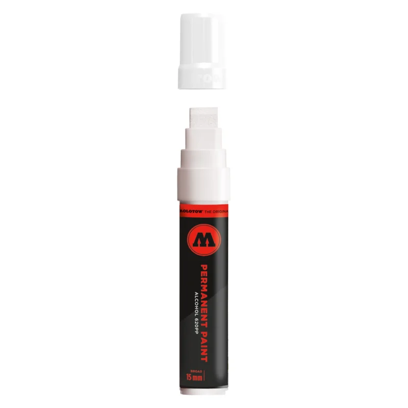 Molotow Permanent Paint 620PP Marker Signaal Wit - Alcoholmarker 15 mm