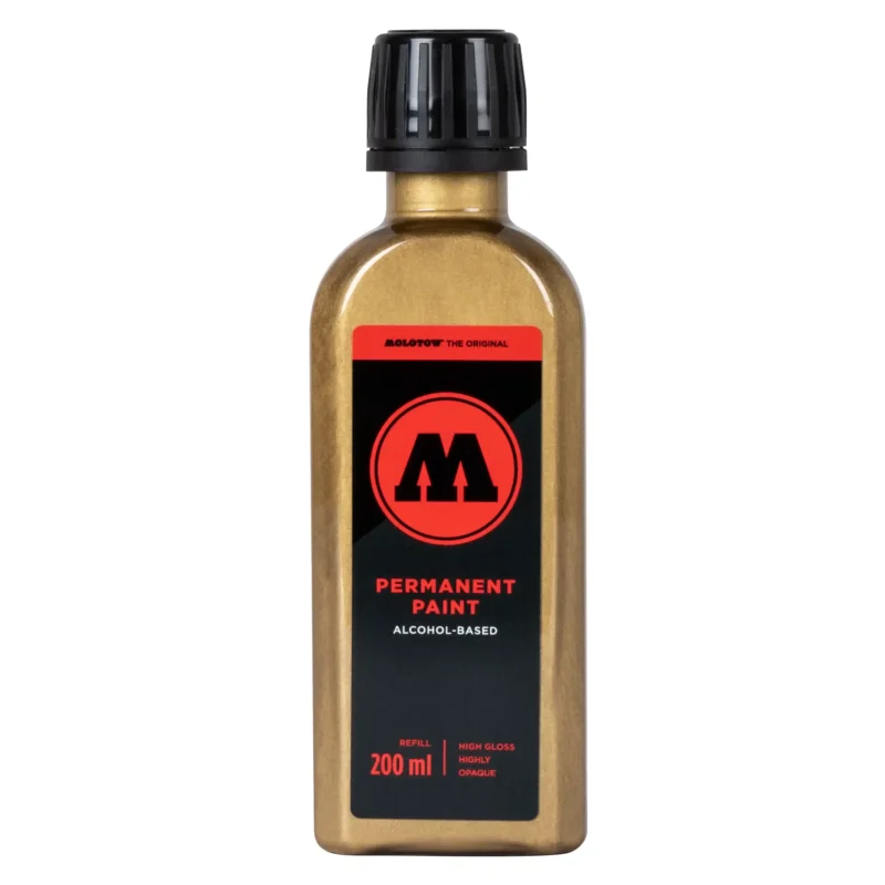 Molotow Permanent Paint Navulinkt Metallic Goud - 200 ml