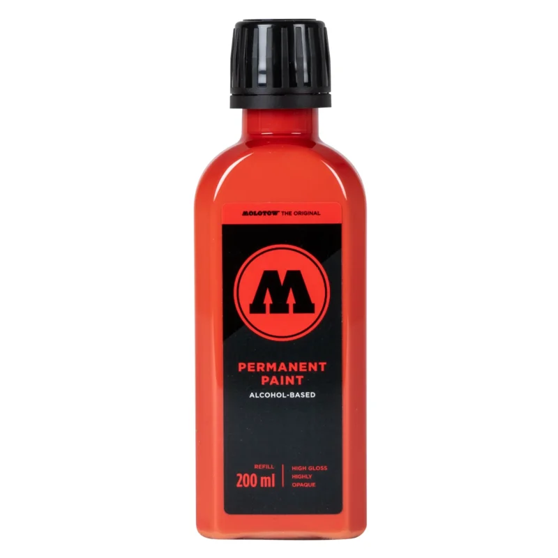 Molotow Permanent Paint Navulinkt Verkeer Rood - 200 ml