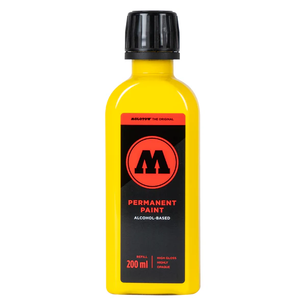 Molotow Permanent Paint Navulinkt Zink Geel - 200 ml