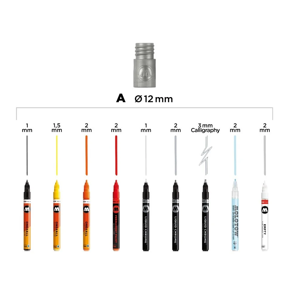 Molotow Refill Extension A - Navuladapter