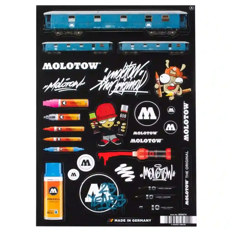 Molotow Sticker Sheet A - Stickervel