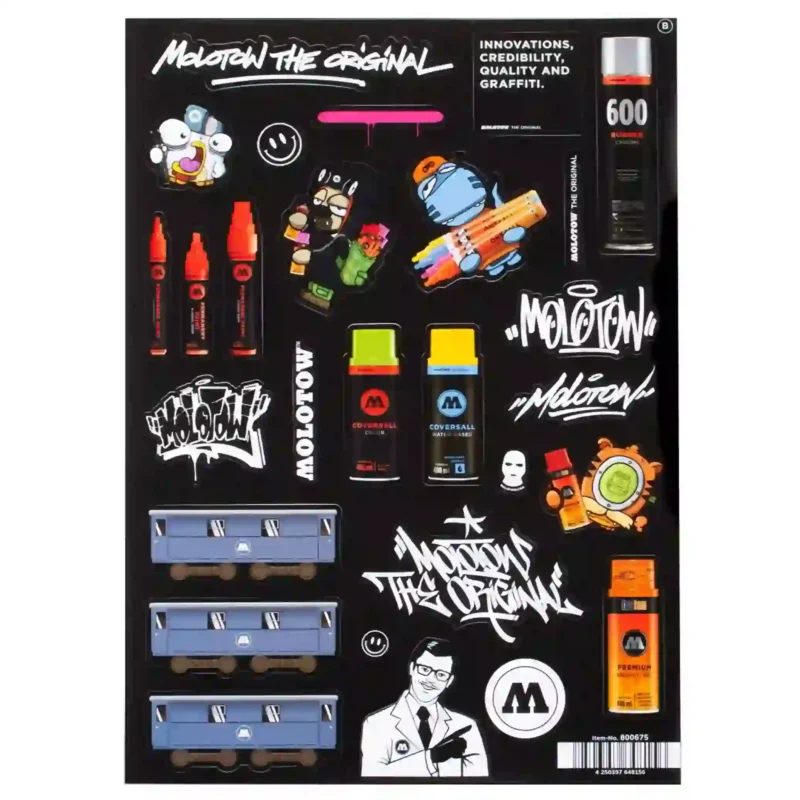 Molotow Sticker Sheet B - Stickervel