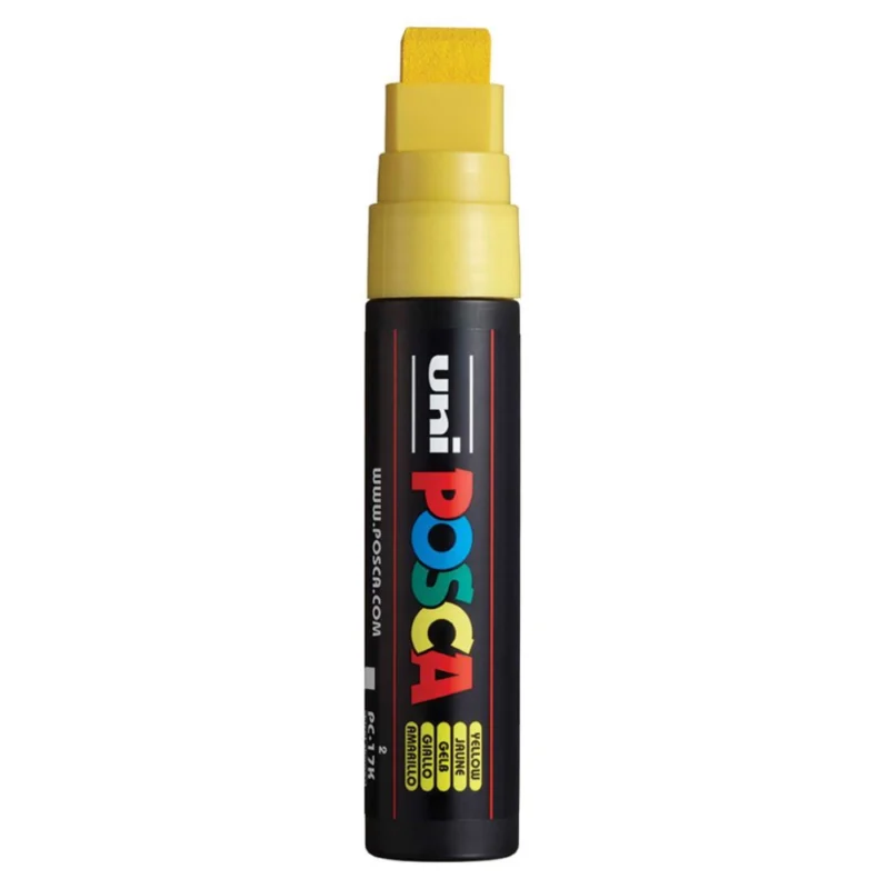 Posca PC-17K Verfstift Geel - Acrylmarker 15mm