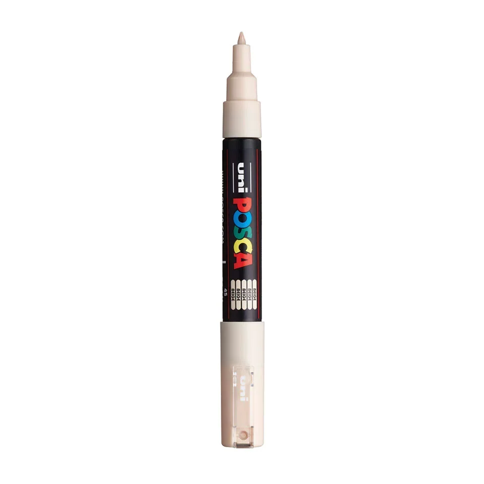 Posca PC-1MC Verfstift Beige - Acrylmarker Extra Fijn