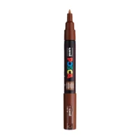 Posca PC-1MC Verfstift Bruin - Acrylmarker Extra Fijn