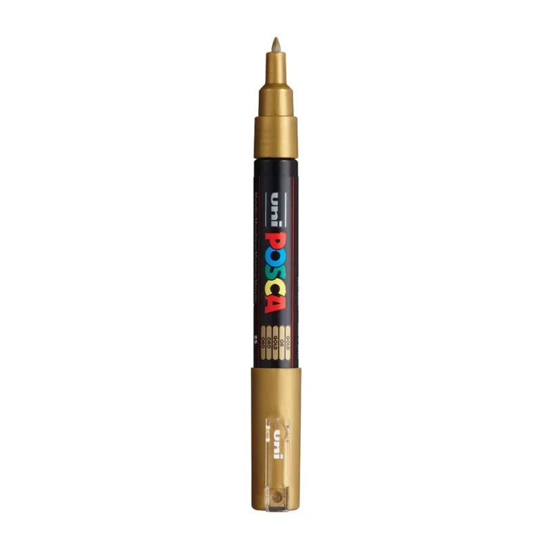 Posca PC-1MC Verfstift Goud - Acrylmarker Extra Fijn