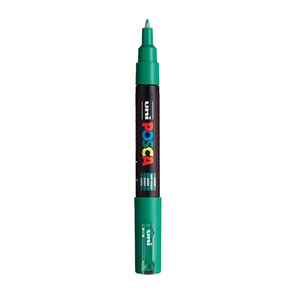 Posca PC-1MC Verfstift Groen - Acrylmarker Extra Fijn