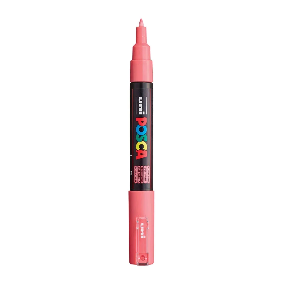 Posca PC-1MC Verfstift Koraal Roze - Acrylmarker Extra Fijn