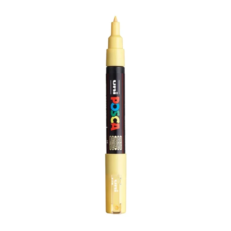 Posca PC-1MC Verfstift Stro Geel - Acrylmarker Extra Fijn