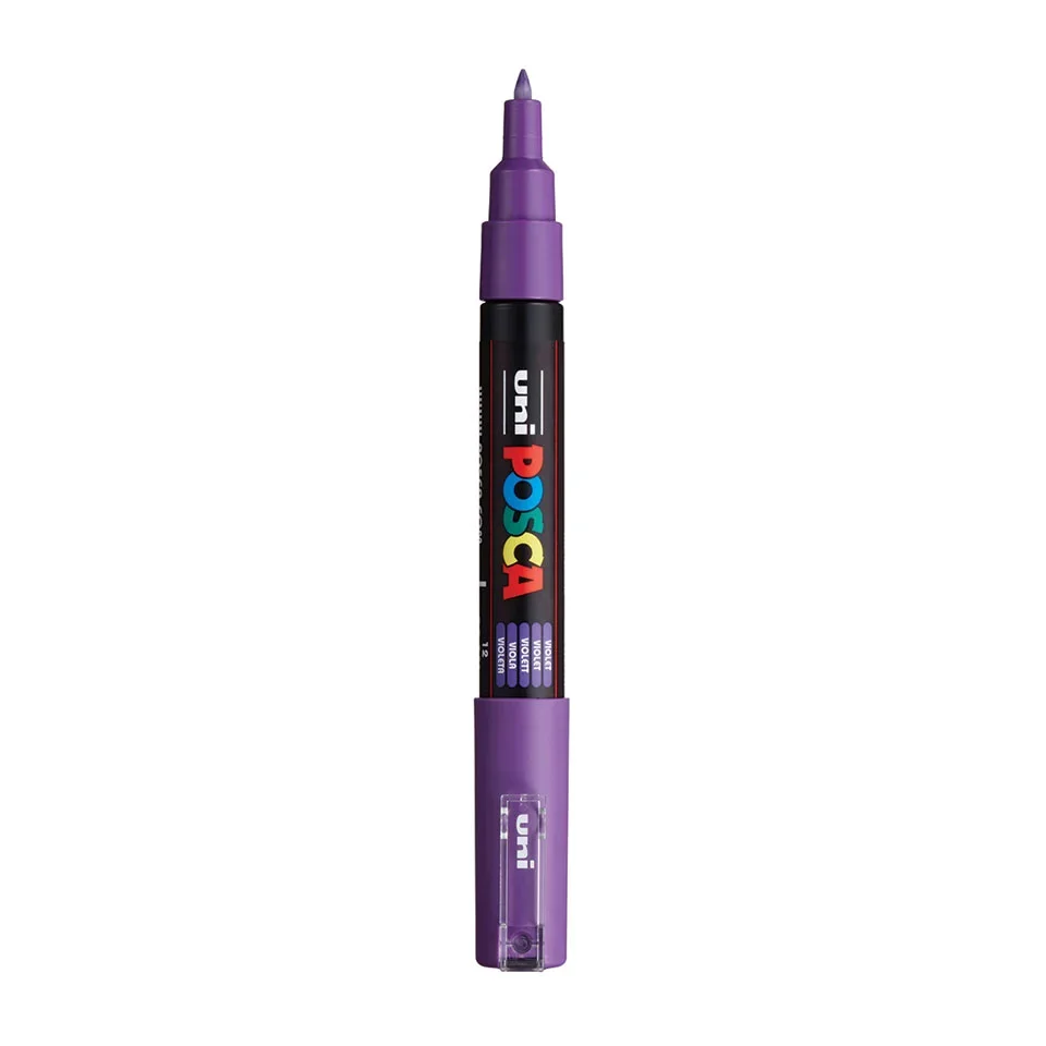 Posca PC-1MC Verfstift Violet - Acrylmarker Extra Fijn